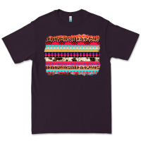 Plum aztec western leopard cowhide background Premium Tee - AdoDesignShop