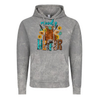 Cloud Rock moody cow Vintage Hoodie - NancyCooperArtShop