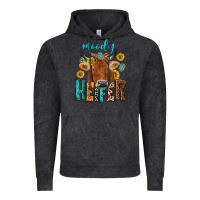 Vintage Black moody cow Vintage Hoodie - NancyCooperArtShop