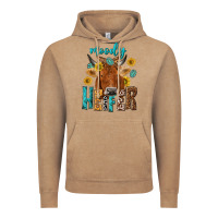 Vintage Coffee moody cow Vintage Hoodie - NancyCooperArtShop