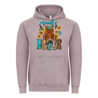 Vintage Zinc moody cow Vintage Hoodie - NancyCooperArtShop