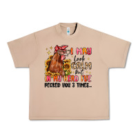 Burro i may look calm but in my head i've pecked you Urban Heavy Tee - MaliasSmallBusiness