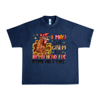 Navy i may look calm but in my head i've pecked you Urban Heavy Tee - MaliasSmallBusiness