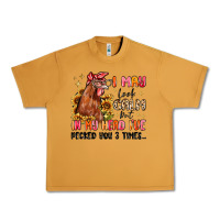 Peanut Butter i may look calm but in my head i've pecked you Urban Heavy Tee - MaliasSmallBusiness