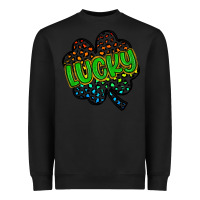 Black lucky st patrick s day Heavyweight Sweatshirt - Artiststas