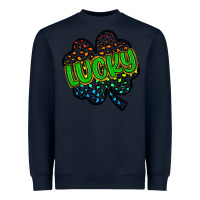 Navy lucky st patrick s day Heavyweight Sweatshirt - Artiststas