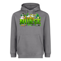 Storm Lucky Nurse St. Patrick's Day Heavyweight Hoodie - HowdyJamesFarm
