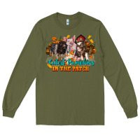 Army Green Fall Cutest Pumpkin In The Patch Pig Long Sleeve Tee - LillyAllenDesigns