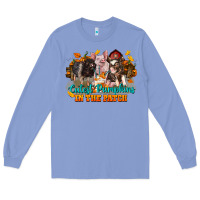Colony Blue Fall Cutest Pumpkin In The Patch Pig Long Sleeve Tee - LillyAllenDesigns