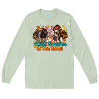 Matcha Fall Cutest Pumpkin In The Patch Pig Long Sleeve Tee - LillyAllenDesigns