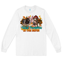 White Fall Cutest Pumpkin In The Patch Pig Long Sleeve Tee - LillyAllenDesigns