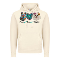 Vintage Artic peace love pomeranian Vintage Hoodie - RanaPortraitStore