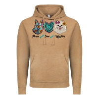 Vintage Camel peace love pomeranian Vintage Hoodie - RanaPortraitStore