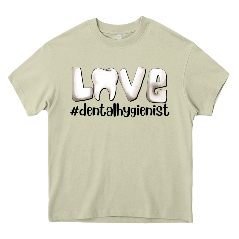 Love Dental Hygienist Heavy Core Tee by AdoDesignShop | Teevron