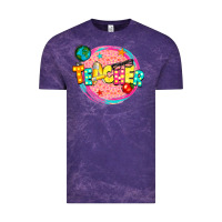 Cloud Purple teacher Vintage Tee - NancyCooperArtShop