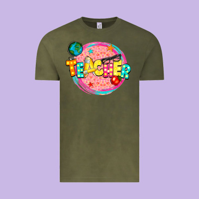 Teacher Vintage Tee Designed By Nancycooperartshop