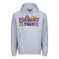 Heather Grey Pharmacy Tech Premium Hoodie - HowdyJamesFarm