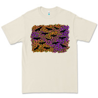 Bone halloween leopard bat background Premium Tee - AdoDesignShop