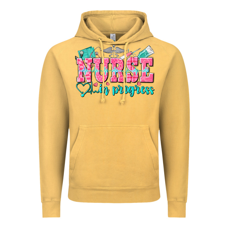 Nurse In Progress Vintage Hoodie by NancyCooperArtShop | Teevron