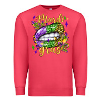 Cardinal mardi gras with  lip olivia Premium Sweatshirt - OliviaCreatesArt