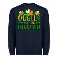 Navy dublin ireland st patrick s day Heavyweight Sweatshirt - Artiststas
