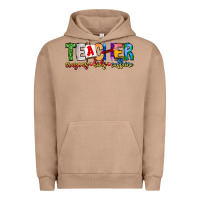 Pigment Burro Teacher Cryons Kids Caffeine Urban Hoodie - CowhideDigitalArt