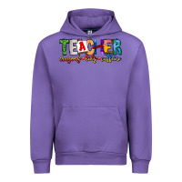 Tulip Teacher Cryons Kids Caffeine Urban Hoodie - CowhideDigitalArt