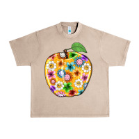 French Oak colorful flora apple teacher Urban Heavy Tee - NancyCooperArtShop
