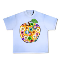 Colorful Flora Apple Teacher Urban Heavy Tee | Teevron