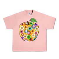 Salmon colorful flora apple teacher Urban Heavy Tee - NancyCooperArtShop
