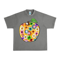 Tornado colorful flora apple teacher Urban Heavy Tee - NancyCooperArtShop