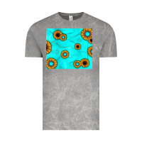 Cloud Rock turquoise gemstone sunflower Vintage Tee - JahusDesignShop