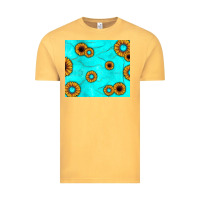 Vintage Mustard turquoise gemstone sunflower Vintage Tee - JahusDesignShop