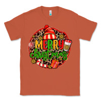Copper merry leopard merry christmas Classic Tee - MaliasSmallBusiness