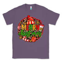 Lavender merry leopard merry christmas Classic Tee - MaliasSmallBusiness