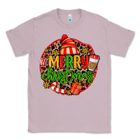 Lilac merry leopard merry christmas Classic Tee - MaliasSmallBusiness