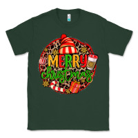 Sports Green merry leopard merry christmas Classic Tee - MaliasSmallBusiness