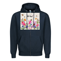 Be Kind Wildflower Zipper Hoodie | Teevron