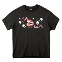 Asphalt dentist elements Heavy Core Tee - AdoDesignShop