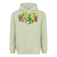 Matcha Nurse St. Patrick's Day Heavyweight Hoodie - HowdyJamesFarm