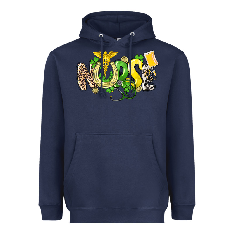 Nurse St. Patrick's Day Heavyweight Hoodie by HowdyJamesFarm | Teevron