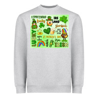 Heather Grey st patrick's day Heavyweight Sweatshirt - Artiststas