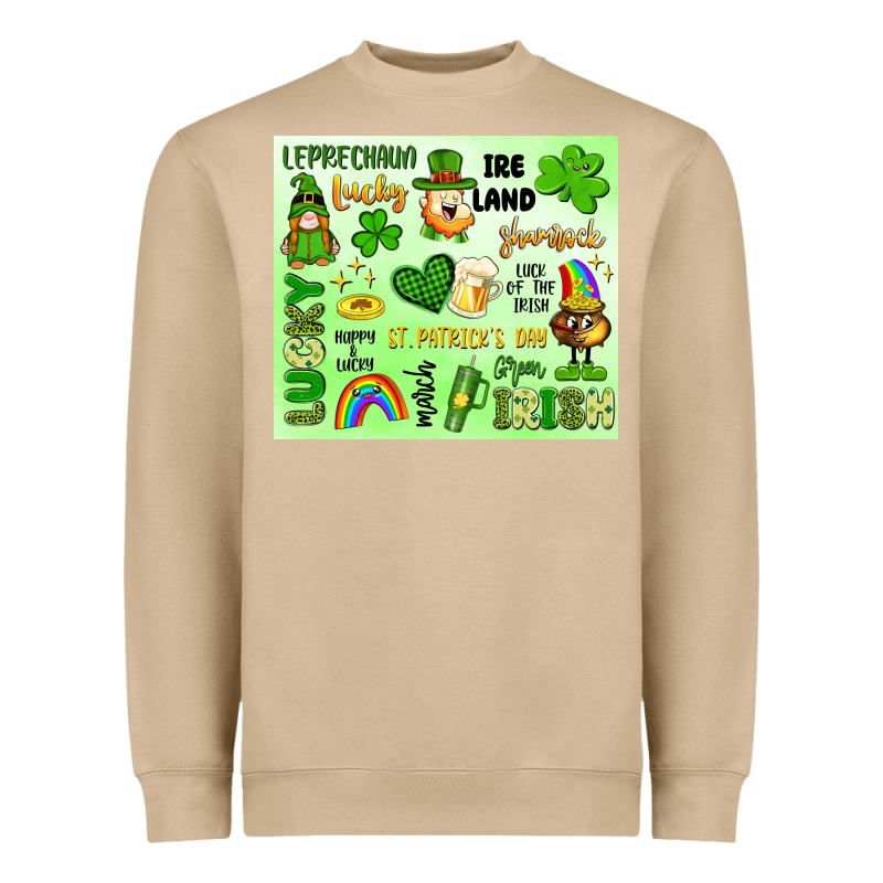 St Patrick's Day Heavyweight Sweatshirt by Artiststas | Teevron