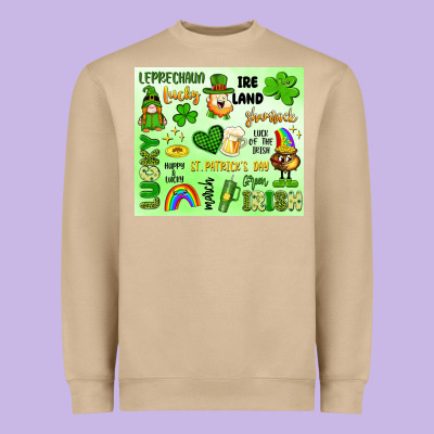 St Patrick's Day Heavyweight Sweatshirt Designed By Artiststas