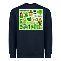 Navy st patrick's day Heavyweight Sweatshirt - Artiststas