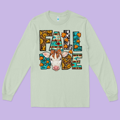 Fall Babe Baby Calf Long Sleeve Tee Designed By Lillyallendesigns