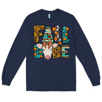 Navy Fall Babe Baby Calf Long Sleeve Tee - LillyAllenDesigns