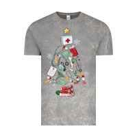 Cloud Rock nurse christmas tree Vintage Tee - MaliasSmallBusiness