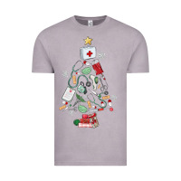 Vintage Zinc nurse christmas tree Vintage Tee - MaliasSmallBusiness