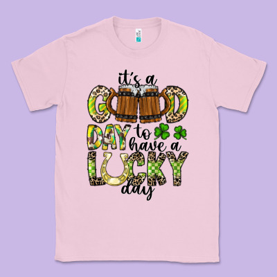 It's A Good Day To Have A Lucky Day Classic Tee Designed By Cowhidedigitalart